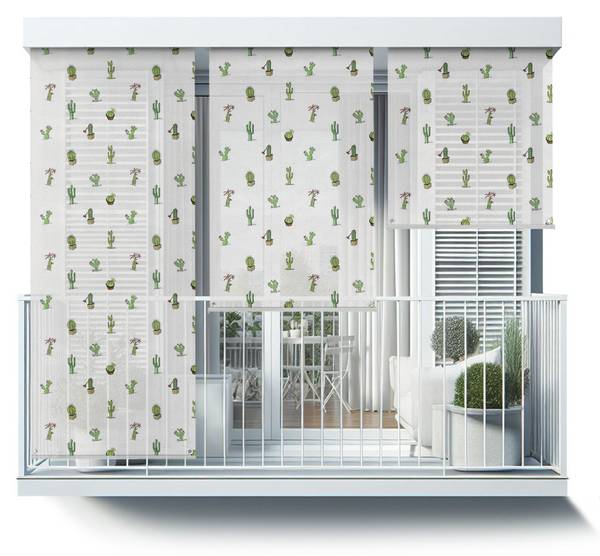 Außenrollo Succus Orbis Grün - Textil - 40 x 180 x 1 cm