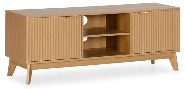 TV-Schrank Oporto Braun - Holzwerkstoff - 130 x 50 x 40 cm