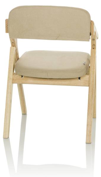Klappstuhl SCANDIO Beige - Strukturstoff - Polyester - Webstoff - 53 x 79 x 55 cm