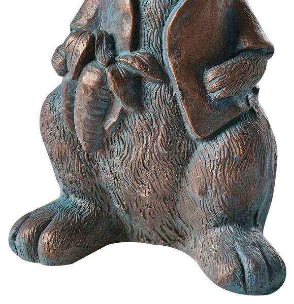 Gartenfigur TONDON Blau - Braun - Metall - 21 x 37 x 18 cm