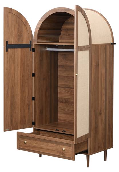 Kleiderschrank Aphrodite Ⅰ Walnuss