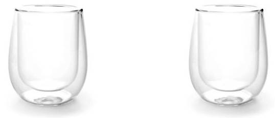 Mokkatasse Paris - 2er-Set Glas - 5 x 7 x 5 cm