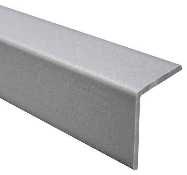 Winkelprofil Kantenschutz 735-KM Silber - Kunststoff - 2 x 4 x 90 cm