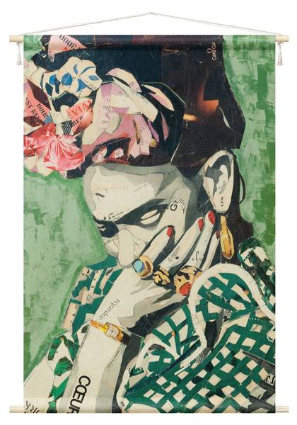 Wandteppich Frida Kahlo Collage No.3 110 x 165 cm