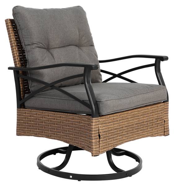 Gartensitzgruppen QuantaIse 3er-Set Grau - Metall