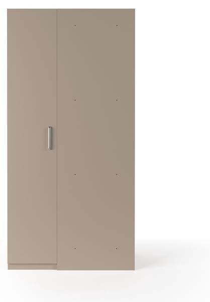 Beistellschrank Modul M3 Grau - Holzwerkstoff - 115 x 235 x 70 cm