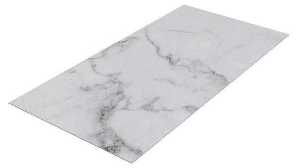 Duschrückwandset Bladel 4-er Set Weiß - Polyester PVC - 60 x 120 x 60 cm