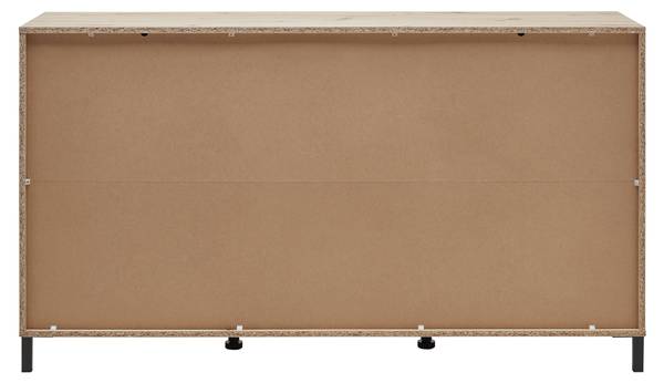 Sideboard ARRAN Schwarz - Braun - Holzwerkstoff - 157 x 90 x 40 cm