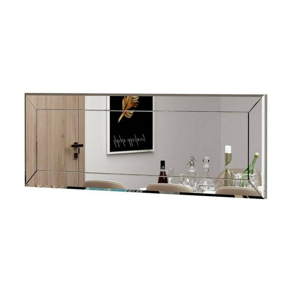 Spiegel Bareggio Weiß - Holzwerkstoff - 40 x 120 x 2 cm