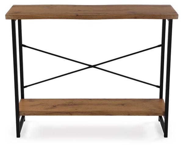 Konsole Arama Schwarz - Holzwerkstoff - Holz teilmassiv - 30 x 80 x 100 cm