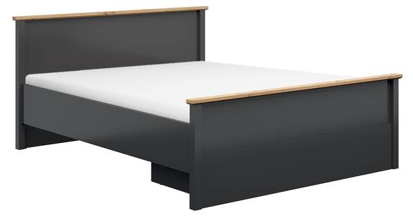 Bett Duck Grau - Holzwerkstoff - 174 x 95 x 210 cm