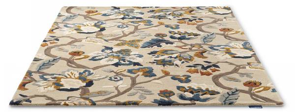 Tapis salon AMANPIRI Beige - Fourrure véritable - 170 x 2 x 240 cm
