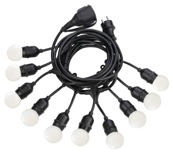 Lichtanzeige Fiesta Schwarz - Kunststoff - 605 x 14 x 4 cm