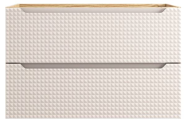 Schrank unter waschbecken LUXOR CUW90 2D Beige