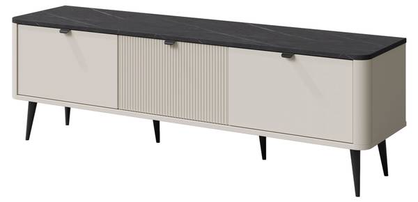 TV-Lowboard Marly 13 Beige - Steingrau
