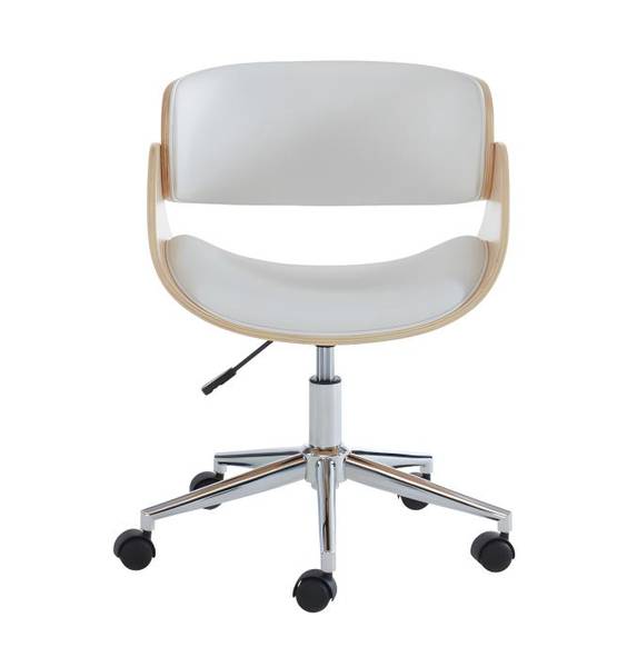 Bürostuhl JELSA Beige - Kunstleder - 52 x 85 x 53 cm