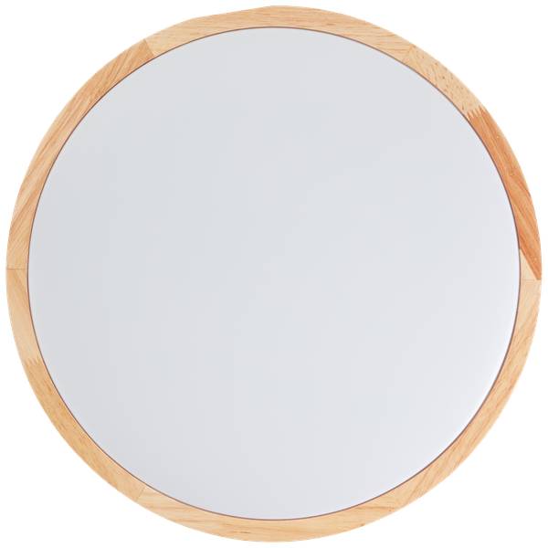 Deckenlampen 1912913129145 1 Braun - 39 x 8 x 39 cm - Durchmesser: 39 cm - Holz teilmassiv - Warmweiß