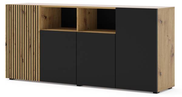 Sideboard AURIS SB180 4D Beige - Melamin - 180 x 82 x 42 cm