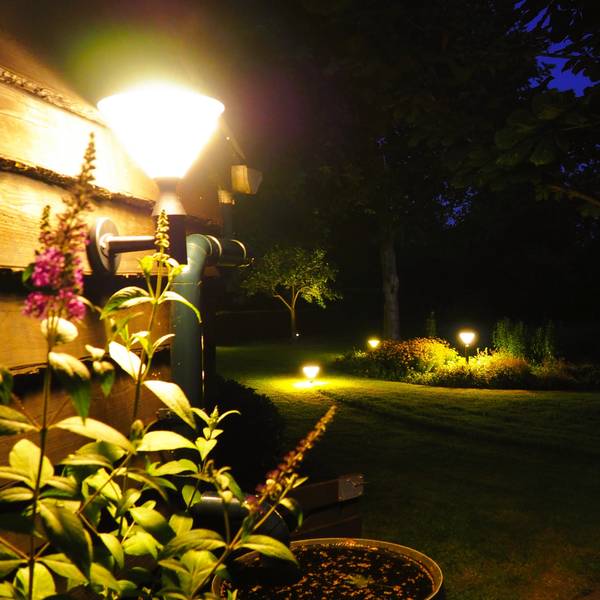 Solar Wandleuchte LED Paris Schwarz - Metall - 26 x 37 x 26 cm