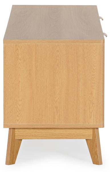 TV-Schrank Oporto Braun - Holzwerkstoff - 130 x 50 x 40 cm