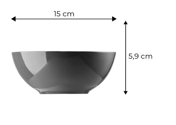 Müslischale Sunny Day Grau