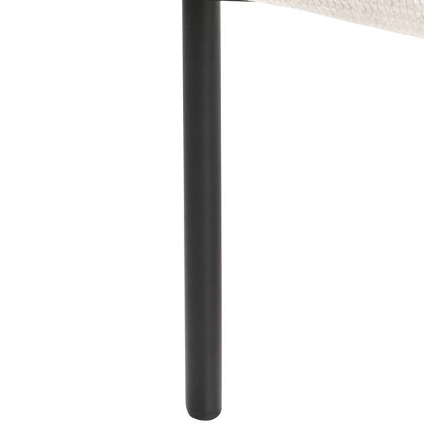 Fauteuil KROSSEN beige - zwart - textiel - 68 x 73 x 64 cm