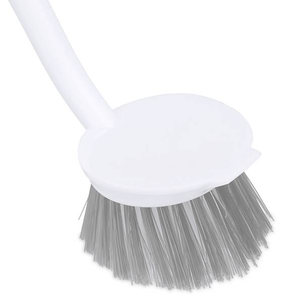 Spülbürste 6er Set Grau - Weiß - Kunststoff - 5 x 27 x 8 cm