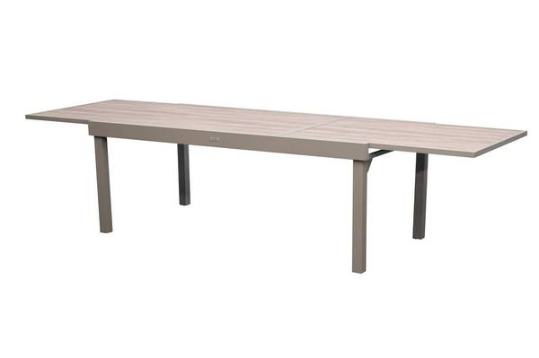 Table de jardin PIAZZA Marron café