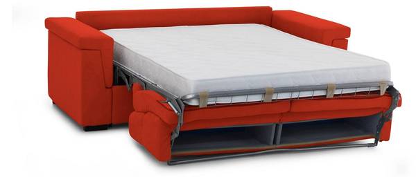 2-Sitzer Schlafsofa Biscossi Orange
