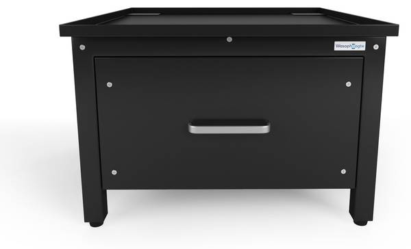 Socle pour machine à laver Elevano Noir - Métal - 62 x 42 x 65 cm