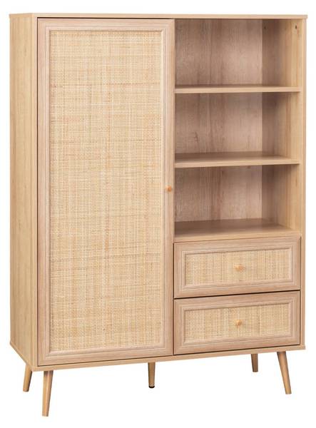 Anrichte Bohème Beige - Holz teilmassiv - 39 x 139 x 101 cm