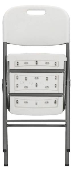 Gartenstuhl GF0109 Weiß - Metall - 46 x 86 x 54 cm