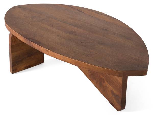 Couchtisch 2102 Braun - Massivholz - 110 x 37 x 110 cm