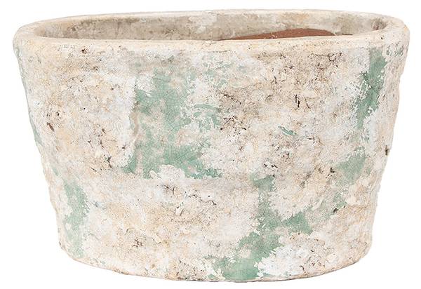 Blumentopf Avankasi Beige - Keramik - 16 x 15 x 25 cm