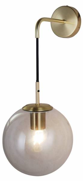 Wandleuchte Claudia Gold - Metall - 15 x 48 x 20 cm