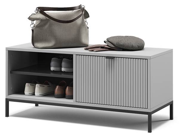 Banc pour chaussures Eliza 56408 Gris