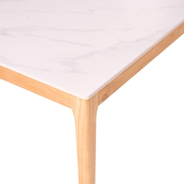 Couchtisch BONNEY Braun - Weiß - Massivholz - 70 x 46 x 120 cm