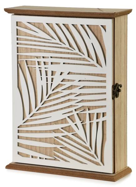 Schlüsselkasten STACY Braun - Holzwerkstoff - 7 x 25 x 20 cm