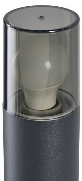 Pollerleuchte ELRICK 2-tlg Schwarz - Metall - 8 x 60 x 8 cm