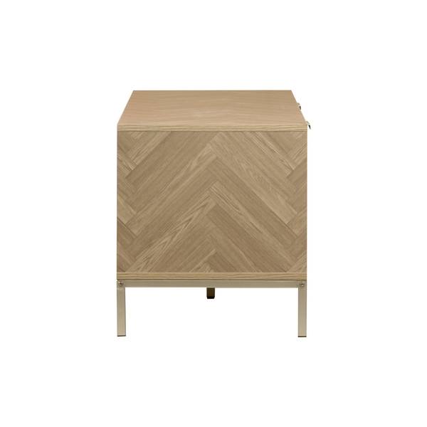 TV-Möbel Budapest Beige - Holz teilmassiv - 40 x 45 x 120 cm