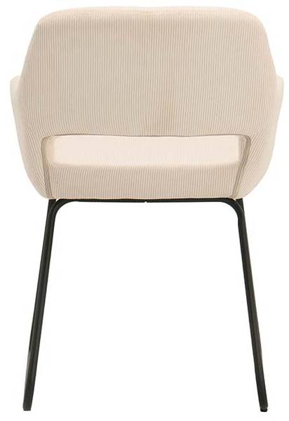 Esszimmerstuhl MUSTANG Beige - Cord - Polyester - 56 x 77 x 56 cm