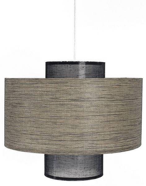 Hängeleuchte Twin Beige - Schwarz