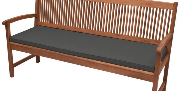 Bankauflage Base BK Graphit - Tiefe: 180 cm