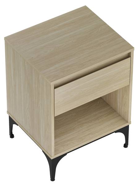 Beistelltisch Kistiandi Eiche Hell Dekor