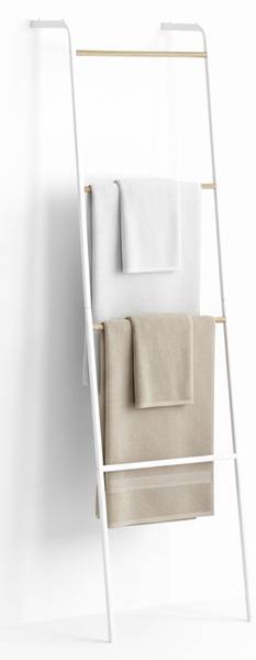 Handtuchleiter aus Metall Weiß