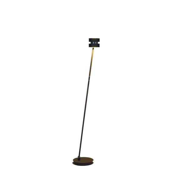LED Stehlampe mit stufenlosem Schwarz - Metall - 26 x 146 x 26 cm