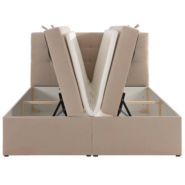 Boxspringbett RONNEO Samt - 180 x 110 x 212 cm