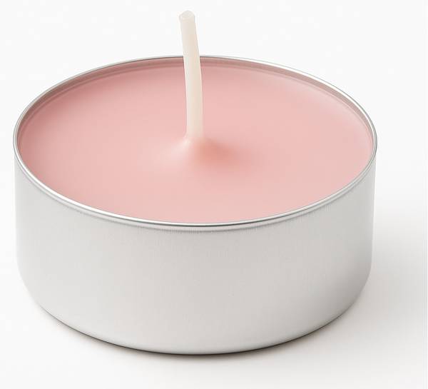 Teelichter Rose and Oud Wood Pink - Metall - 4 x 2 x 4 cm