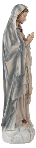 Figur Maria Weihnachten-Jace Grau - Kunststoff - 8 x 35 x 11 cm