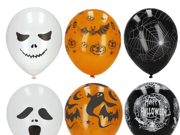 Halloween Ballons Girlande 38 Stk HA5216 Textil - 2 x 2 x 2 cm